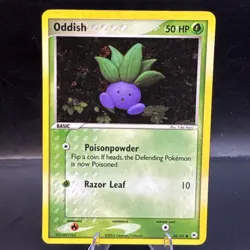 Oddish 68/101 EX Hidden Legends Reverse Holo Common Pokemon Card LP - Image 1