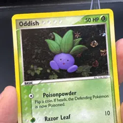Oddish 68/101 EX Hidden Legends Reverse Holo Common Pokemon Card LP - Image 3