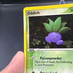 Oddish 68/101 EX Hidden Legends Reverse Holo Common Pokemon Card LP - Image 4