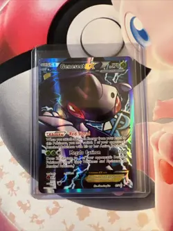 Pokemon TCG Genesect EX 97/101 Plasma Blast Black & White Holo Full Art Card - Image 1