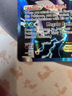 Pokemon TCG Genesect EX 97/101 Plasma Blast Black & White Holo Full Art Card - Image 5