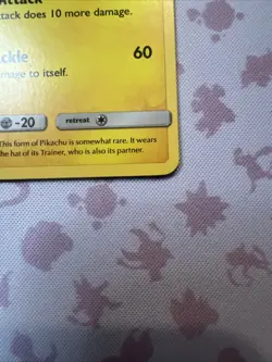 Pokemon Card Ash's Pikachu SM111 Sun & Moon Black Star Promo NM - Image 3