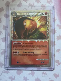 Typhlosion Prime HGSS09 Ultra Rare Black Star Promo 2010 Pokemon Card - Image 1