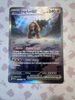 Pokemon TCG Ting-Lu EX Scarlet & Violet Paldea Evolved Holo Card 263/193 NM - Image 1