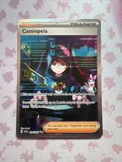 Cassiopeia Trainer Rare Holo Card Pokemon TCG S&V Shrouded Fable 094/064 NM - Image 1