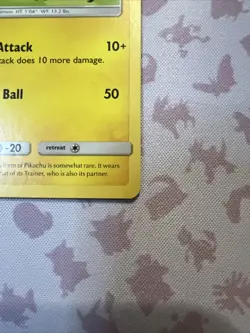 2017 Pokemon Ash's Pikachu TCG Black Star Promo Card SM112 MP - Image 3