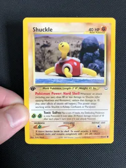 Shuckle 51/64 1st Edition Neo Revelation Common Pokemon Card 2000 WOTC Vintage - Image 1