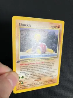 Shuckle 51/64 1st Edition Neo Revelation Common Pokemon Card 2000 WOTC Vintage - Image 3