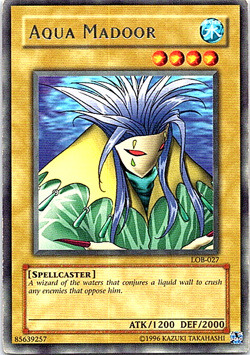 Aqua Madoor LOB-027 Yu-Gi-Oh! Card Light Play Unlimited - Image 1