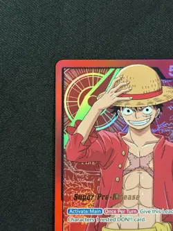 Monkey.D.Luffy ST01-001 Super Pre-Release Starter Deck 1 One Piece Card - Image 2