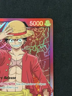 Monkey.D.Luffy ST01-001 Super Pre-Release Starter Deck 1 One Piece Card - Image 3