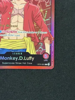 Monkey.D.Luffy ST01-001 Super Pre-Release Starter Deck 1 One Piece Card - Image 4
