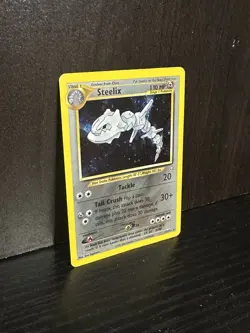 Pokemon Neo Genesis Steelix TCG Card 15/111 Unlimited Holo Rare, LP Condition - Image 3