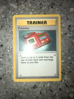 Pokemon TCG Cards SHADOWLESS Base Set Pokedex 87/102 Uncommon LP - Image 3