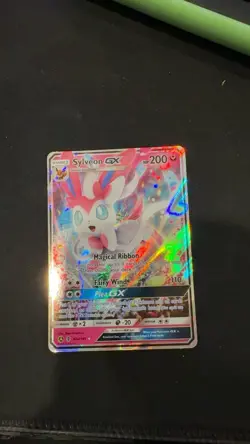 Sylveon GX 92a/145 Ultra Rare Guardians Rising Near Mint Pokemon Card - Image 1