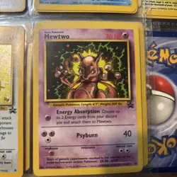 Pokemon Mewtwo Card 14 Black Star Promo 1999 2000 Wizards TCG Nintendo Vtg Rare - Image 1