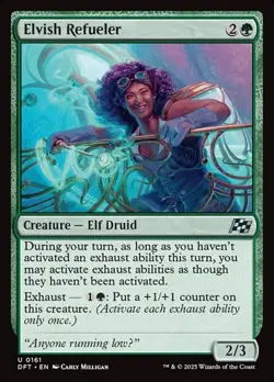 1x Elvish Refueler - Foil NM Eng MTG - Aetherdrift - Image 1