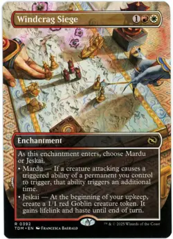 Windcrag Siege (Borderless) - 0392 - Tarkir Dragonstorm - NM/M - Image 1