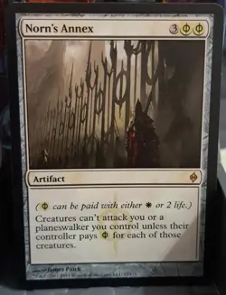 MTG Norn's Annex New Phyrexia 17/175 Regular Rare - Image 1