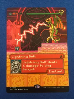 Lightning Bolt Secret Lair Pixel Perfect - NM - Image 1