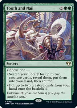 1 x Tooth and Nail - Commander Masters - NM-Mint - MTG - Image 1