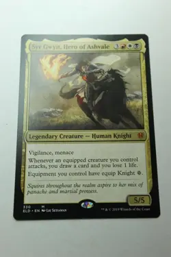 MTG Syr Gwyn Hero of Ashvale x1- -Throne of Eldraine-Lightly Played - Image 1