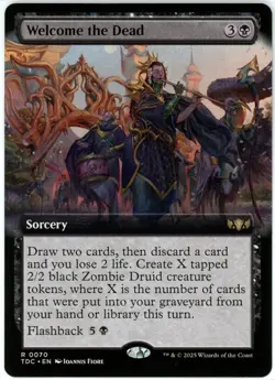 Welcome the Dead (Extended Art) - 0070 - Tarkir Dragonstorm - NM/M - Image 1