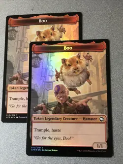 Boo Token X2 Adventures In Forgotten Realms NM Condition See Pics Front Back - Image 1