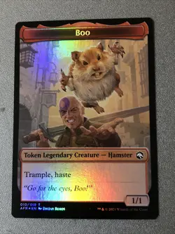 Boo Token X2 Adventures In Forgotten Realms NM Condition See Pics Front Back - Image 2