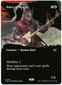 Voice of Victory (Borderless) - 0331 - Tarkir Dragonstorm - NM/M - Image 1