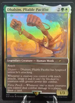 MTG | Dhalsim, Pliable Pacifist | FOIL | STREET FIGHTER x SECRET LAIR | NM | EN - Image 1