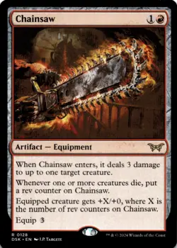 MTG Chainsaw Normal NM Duskmourn: House of Horror Magic 128 - Image 1
