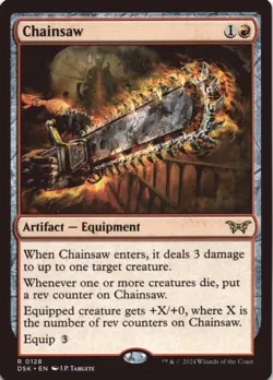 MTG Chainsaw Normal NM Duskmourn: House of Horror Magic 128 - Image 1