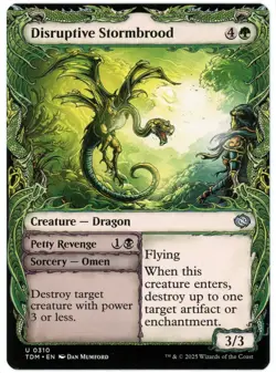 Disruptive Stormbrood (Showcase) - 0310 - Tarkir Dragonstorm - MTG - NM/M - Image 1