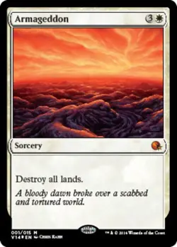 MTG Armageddon - Foil, Light Play, English From the Vault: Annihilation - Image 1