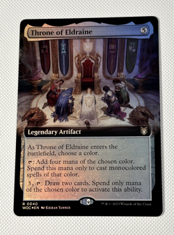 Throne of Eldraine - Extended Art - Foil - Wilds of Eldraine Commander WOC #0040 - Image 1