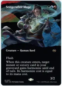 Songcrafter Mage (Borderless) - 0371 - Tarkir Dragonstorm - NM/M - Image 1