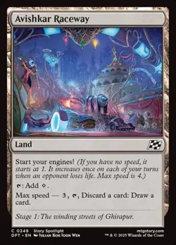 1x Avishkar Raceway - Foil NM Eng MTG - Aetherdrift - Image 1