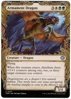 Armament Dragon (Showcase) - 0307 - Tarkir Dragonstorm - MTG - NM/M - Image 1