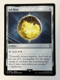 Sol Ring Commander: Final Fantasy VII Non-Foil Regular 0357 MTG NM - Image 1