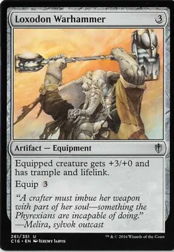Loxodon Warhammer Commander 2016 Light Play MTG Magic DNA GAMES - Image 1