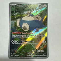 Pokemon TCG Snorlax 151 Elite Trainer Box Black Star Promo SVP En 051 NM - Image 1