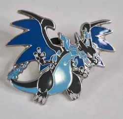 Mega Charizard X Official Pokemon TCG Collector Enamel Pin New - Image 1