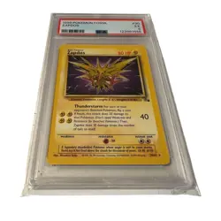 1999 PSA 5 Pokemon Fossil Zapdos #30 Graded - Image 1