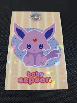Pokemon Let's Go Eevee Database Set Peru Baby Espeon Cracked Ice US Seller - Image 1