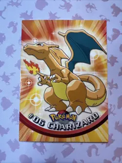 Pokemon 2000 Topps TV Animation Edition Series 3 Charizard #06 NM - Image 1