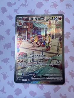 Pokemon Skeledirge ex 258/193 Special Illustration Rare SV02: Paldea Evolved NM - Image 1