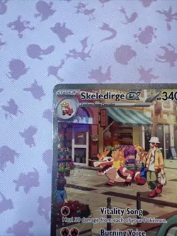 Pokemon Skeledirge ex 258/193 Special Illustration Rare SV02: Paldea Evolved NM - Image 4