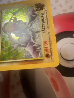 1999 Pokemon Unlimited Fossil Aerodactyl 1/62 Holo HP - Image 3