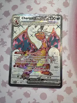 Pokemon TCG Charizard EX 056 Scarlet & Violet Holo Black Star Promo NM - Image 1